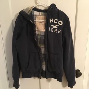 Hollister Men’s Navy Hoodie